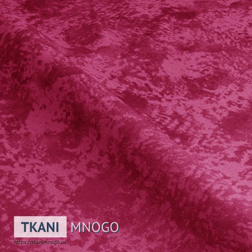 Фото внешнего вида велюра “Bars-18” (однотонный, узор розовый)