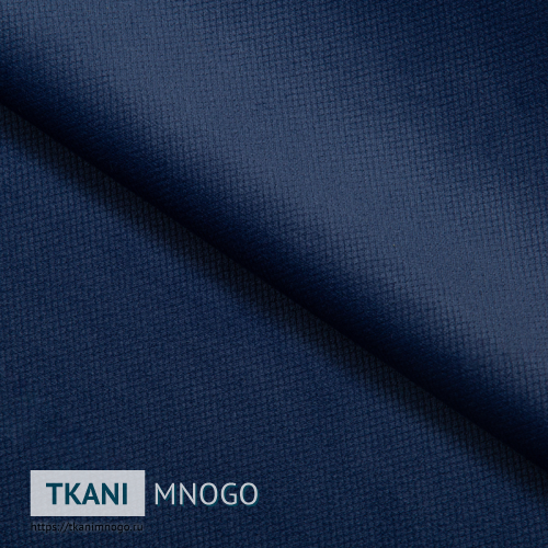 Фото фактуры велюра “00” (однотонный синий)