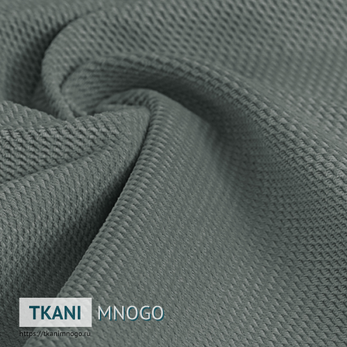 Фото фактуры велюра “Kvadro-2” (однотонный серый)