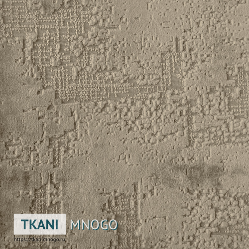 Фото материала велюра “5” (узор бежевый)