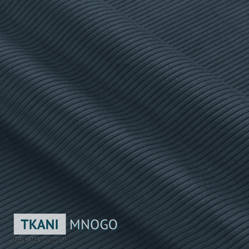 Фото ткани велюра “18” (полоса голубой)