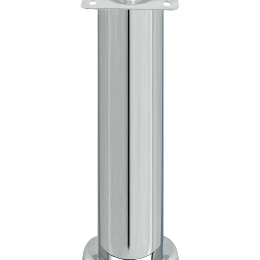 Опора М001 D50 H200 (опора для дивана, для кровати, для кресла) - Опоры для мебели хромированные