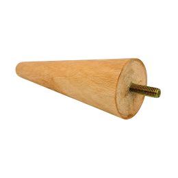Опора деревянная коническая Н-300 (натуральный) (деревянные опора) - Опоры для мебели деревянные