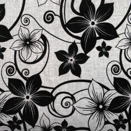 Рогожка С флоком - 257-1 (MS214-1) серый - Обивочная ткань С флоком
